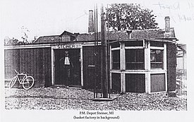 Steiner Depot, Pere Marquette Railroad