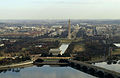 Vista aerea del National Mall dal fiume Potomac