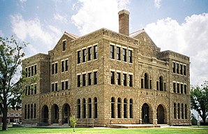 Archer County Courthouse and Jail, gelistet im NRHP mit der Nr. 77001424[1]