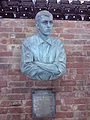 Bust of Steve Bloomer at Pride Park Stadium