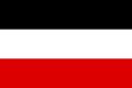 Vlajka Německého císařství užívaná v Německé Samoi (1900–1914) Poměr stran: 2:3
