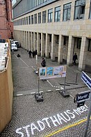 Proteste gegen den Bau des Stadthauses (Herbst 2012)