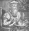 Mercator seated (Hondius?)