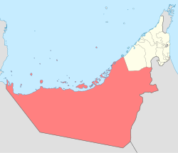 Abu Dhabi (emirat) - Lokalisering