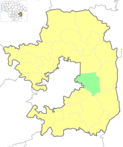 Location of Mickūnai Eldership