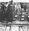 礼萨汗视察铁路