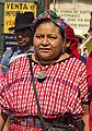 Rigoberta Menchú, activista indigenista guatemalteca de etnia maya galardonada con el Premio Nobel de la Paz (1992)