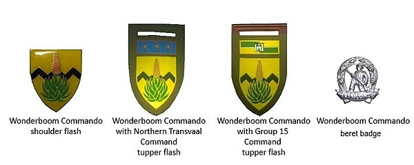 SADF era Wonderboom Commando insignia