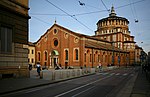 A church in red brick