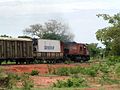 Burkina Faso'nun Bobo-Dioulasso kentinden Abican'a doğru yol alan bir tren