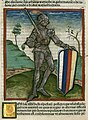 Image 6John Hunyadi – one of the greatest generals and a later regent of Hungary. (Chronica Hungarorum, 1488) (from History of Hungary)