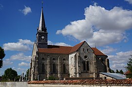 L'église de Louvercy.