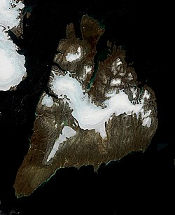 Ostrov ze satelitu Sentinel 2 (2020)