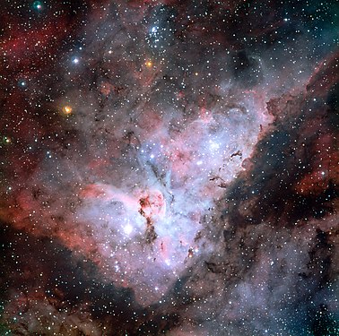 But, seriously, what are people going to do? Come to your galaxy, go poking into dark corners, and photograph it all? (Carina Nebula, created by the European Southern Observatory, nominated by The Herald)