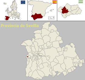 Localisation de Carrión de los Céspedes