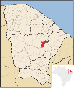 Location in Ceará state