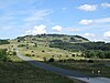 Blick vom Quellgebiet des Höllgrabens über den Truppenübungsplatz Wildflecken nordnordostwärts zum Kleinen Auersberg