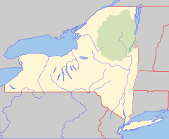 Delphus Kill is located in New York Adirondack Park