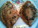 Pomfret frit.