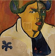 Kasimir Malevitch, Portrait d'une femme, 1910-1911.