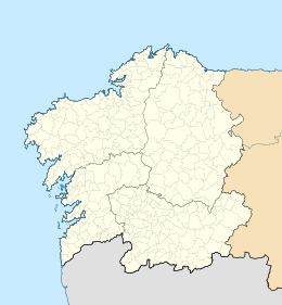 Santo Agostiño de Pontedeume en Galicia