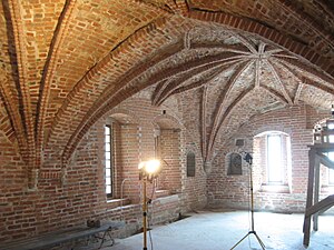 Sala de la cámara episcopal del kremlin de Novgorod, Rusia