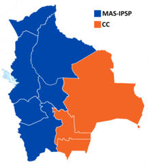 Results of the 2019 Bolivian general election