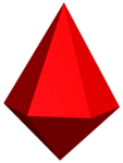 Asymmetrisk hexagonal bipyramid.