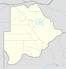 Mappa di localizzazione: Botswana