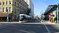 St. Paul Avenue at Broadway with a Hop streetcar in 2018