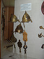 Turkish conical helmets of 15th to early 16th century, displayed at Topkapı Palace, Istanbul, Turkey.