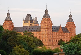 El palacio de Johannisburg, residencia principesca en Aschaffenbourg.