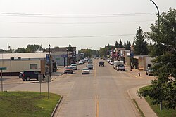 Downtown Stanley on ND 8