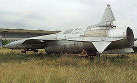 БПЛА Ту-123 на Ходынском поле в Москве, 2002 год.