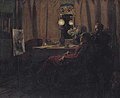 Valorando el trabajo del día, de Anna Ancher y Michael Ancher, 1883.