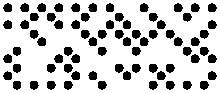 DotCode with 25 width and 10 height