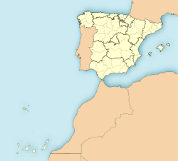 ラ・グラシオーサ島の位置（スペイン内）