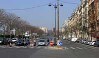 Vers la porte d'Auteuil.