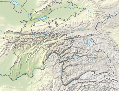 Location map Tajikistan