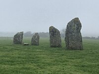 Castlenalacht Stone Row, 3000 – 2500 years ago