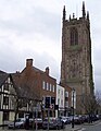 Derby Cathedral and the Dolphin Inn