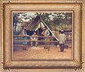 ENCAMPMENT 1884 (oil on canvas) - painted from photograph taken in Winchester, VA 1862. possibly Stonewall Jackson and Jeb Stewart together?