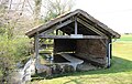 Le lavoir au ruisseau de Lautan en 2018.