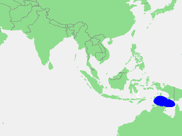 Location of the Arafura sea