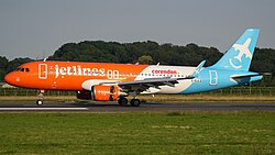 Canada Jetlines Airbus A320-200, an Corendon Dutch Airlines verleast