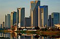 Vista do Centro Empresarial Nações Unidas a partir da Marginal Pinheiros.