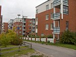 Bostadsmiljö från Bredberget i Mellungsbacka.