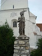 Roman Catholic church in Valea Strâmbă (detail)