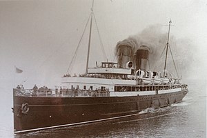 Snaefell seen in service.