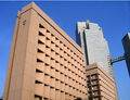 Main Building, including outpatient services, an inpatient ward, an ER, an HCU, an ICU, Children's Ward and the Oncology Center